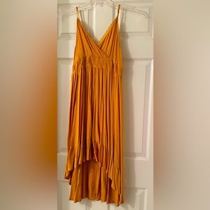 Maternity SHEIN mustard asymmetrical dress size L